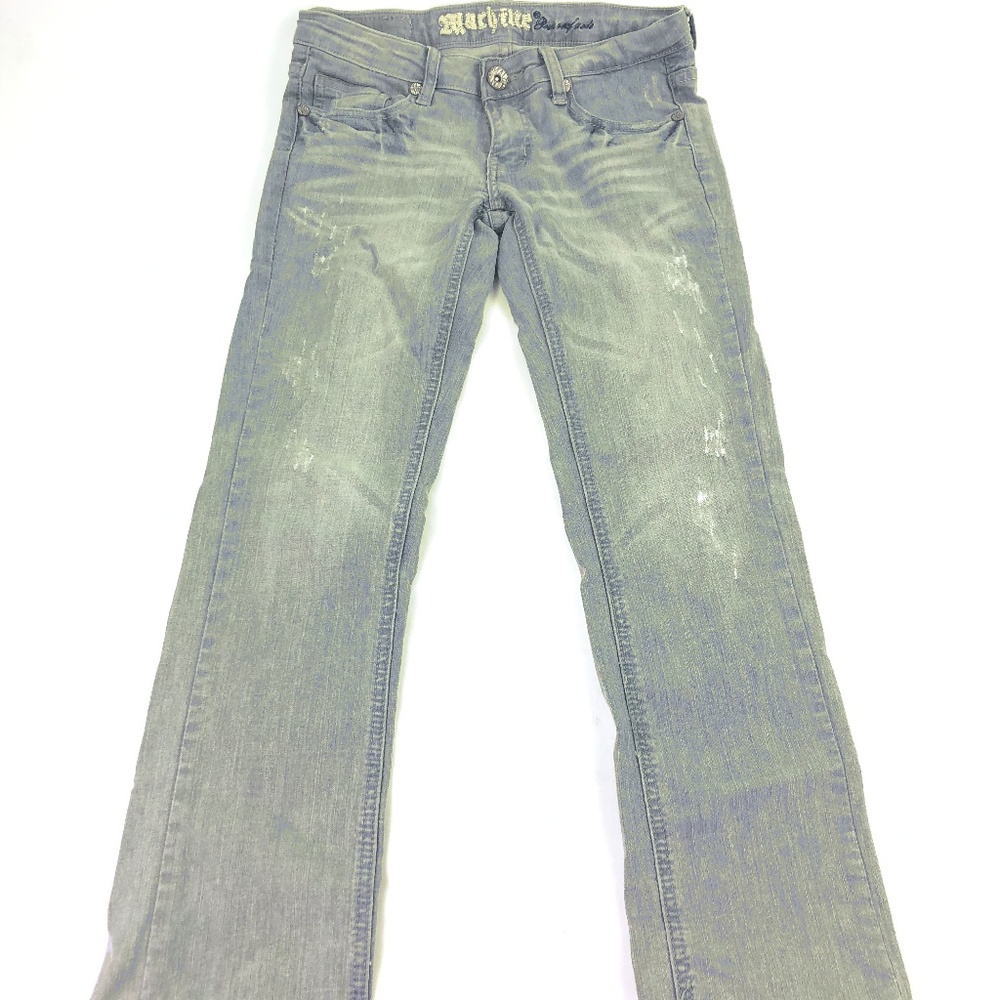 Machine Men's Gray Slim Straight Jeans Sz 3 Q130